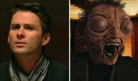 This week's Grimm villain is a good-looking man who turns into a hideous bug.