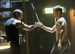 John Diggle trains with Oliver Queen.